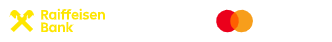 Raiffeisen Bank · Visa · Mastercard · DinaCard